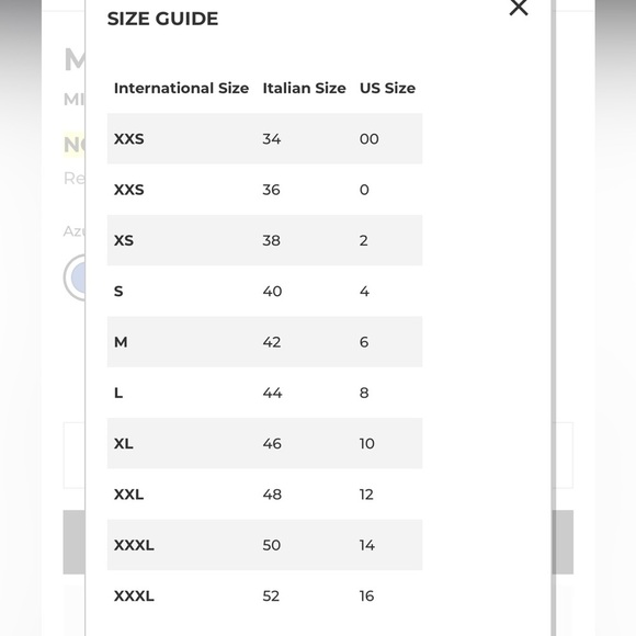 MEIMEIJ V- Neck 3/4 Sleeve Women’s Midi Dress - Azure Blue Size 4 Made in Italy - Picture 13 of 13